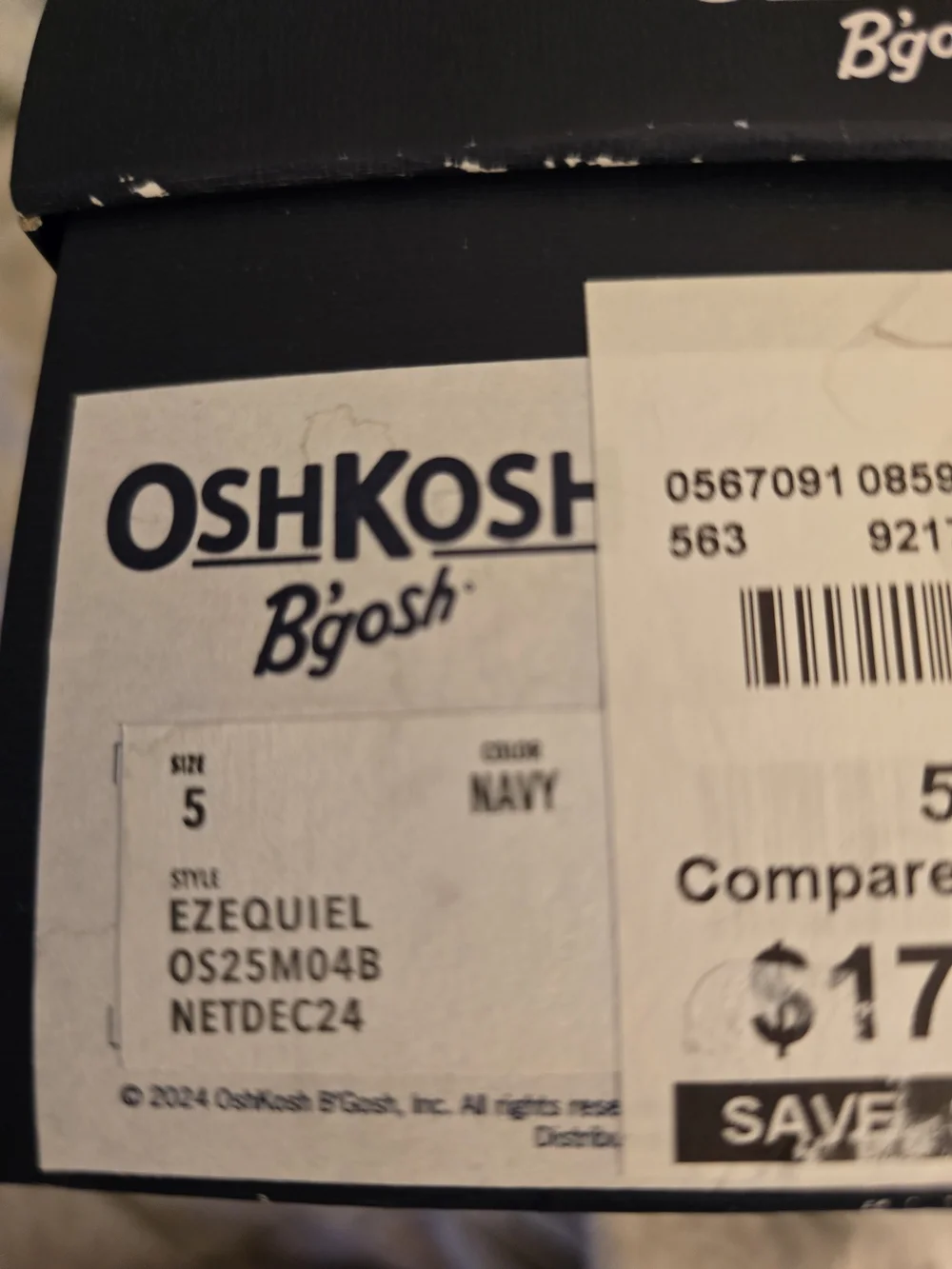 OshKosh B'gosh Navy Kids' Adjustable Strap Sandals